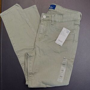 NWT GAP Denim Olive Favorite Jegging Size 4 / 27